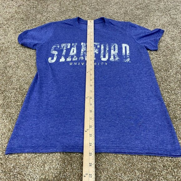 Stanford University Women's T-Shirt Size Small Blue Short Sleeve Academia - Picture 5 of 8